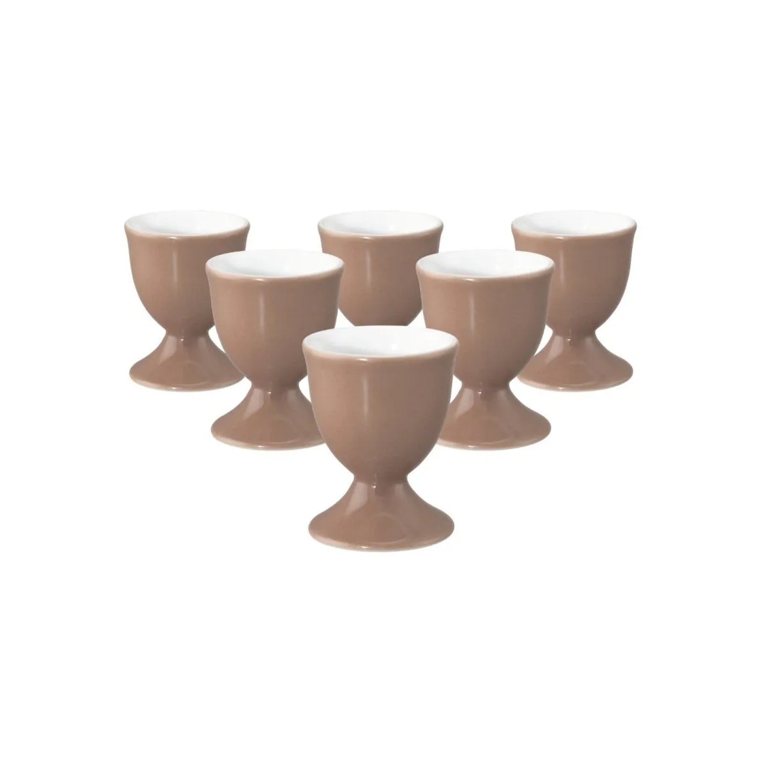 Seltmann Weiden Liberty Pure Colors Eierbecher 4,9 cm 6er Set Cocoa Brown