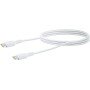Weißes Schwaiger USB-C Sync- und Ladekabel für Computer und Multimedia.