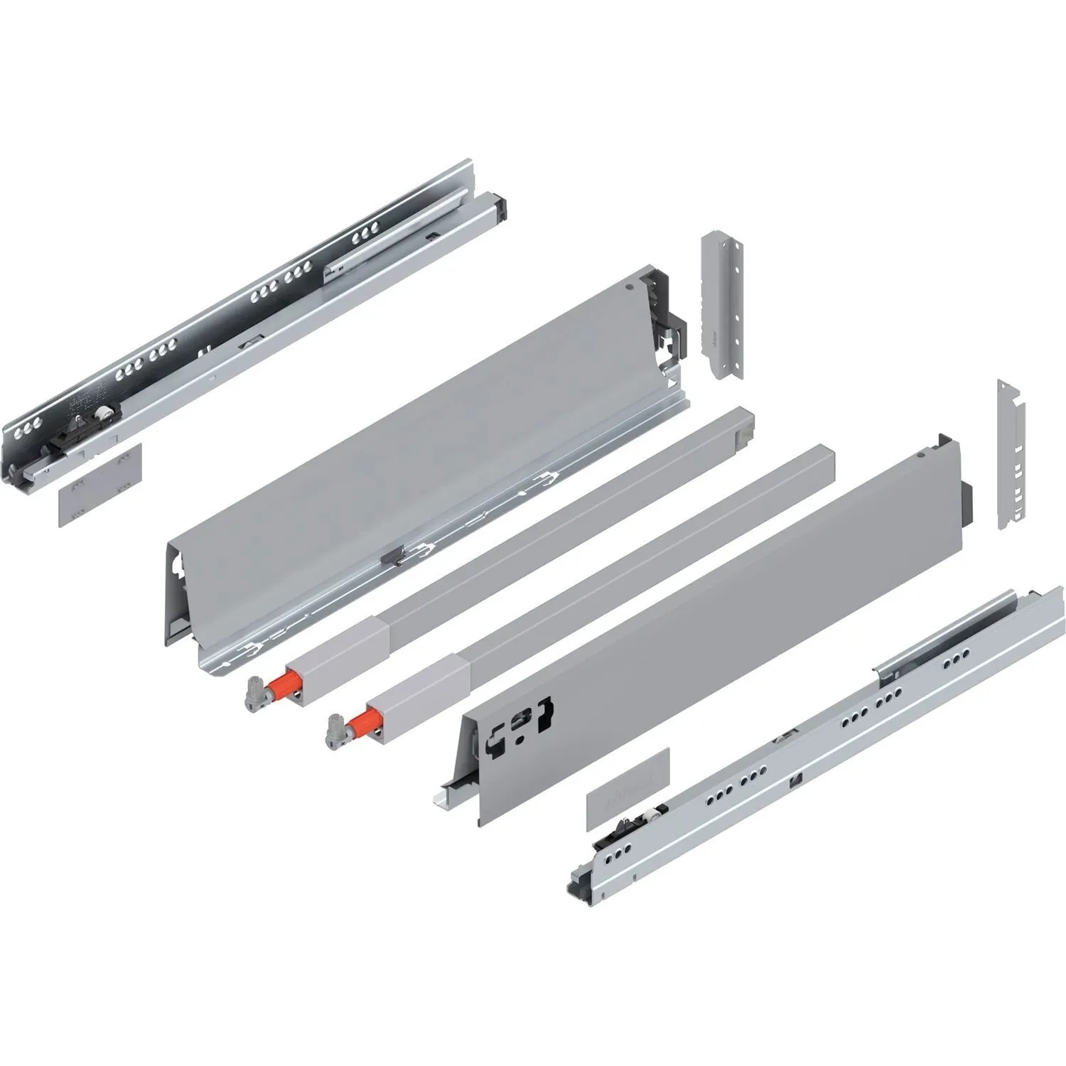 Blum D-Reling Tandembox antaro Vollauszug 450 mm 30 kg Grau 1 Paar