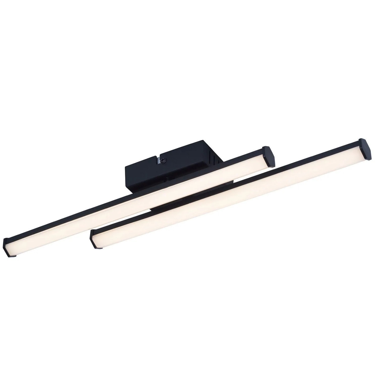 NETTLIFE LED Wandleuchte aus Metall L44Schwarz