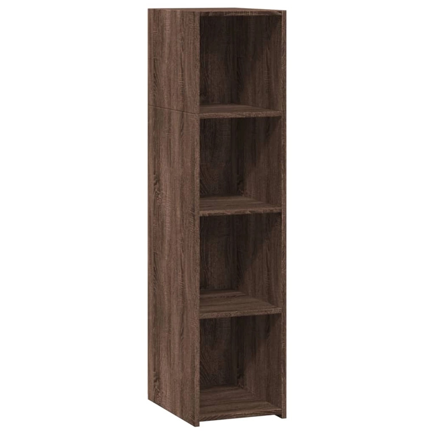 vidaXL Highboard Braun Eichen-Optik 30x41x124 cm Holzwerkstoff 846382 günstig online kaufen