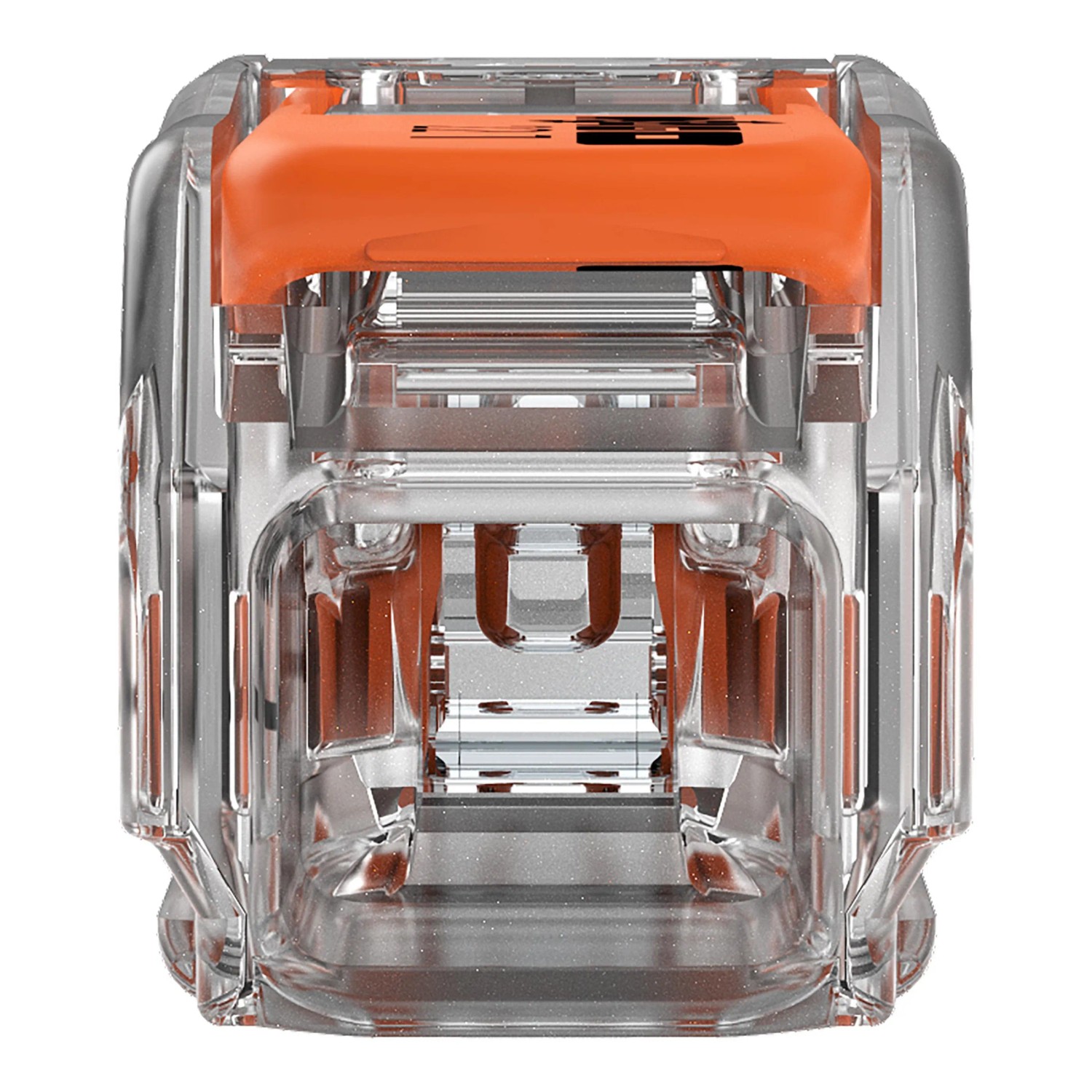 Wago Durchgangsverbinder, transparent, für Drähte von 0,2-4 mm², 10er-Pack.