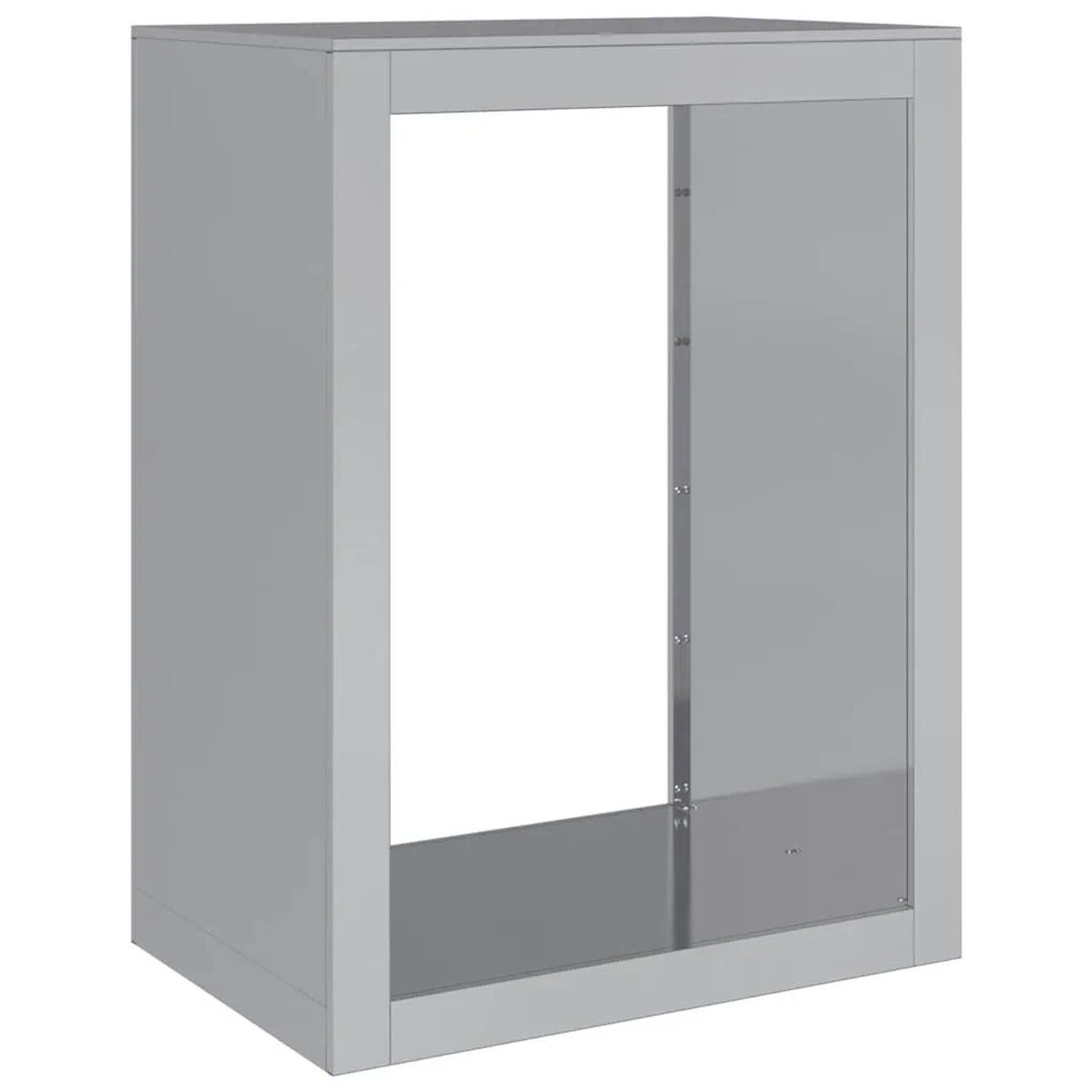 vidaXL Brennholzregal 60x40x80 cm Verzinkter Stahl 851001