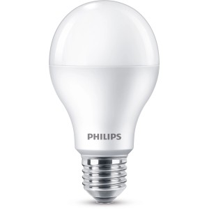 3er Set Philips E27 LED-Lampe in Glühlampenform, 13W, 12x6cm (H x Ø), warmweiß.