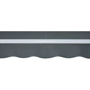 Markisenstoff, 300x200 cm, Grau meliert, Ersatztuch für Aventura & Belport Markisen.