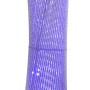 Silberne LED-Stehleuchte ANTON mit Farbwechsler für stimmungsvolle Beleuchtung im Raum.