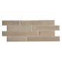 Klimex Verblender Feinsteinzeug UltraStrong Long Brick, 40x16 cm, grau-beige, in Backsteinoptik.