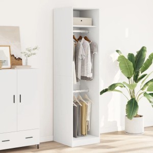 vidaXL Kleiderschrank Weiß 50x50x200 cm Holzwerkstoff 3307783