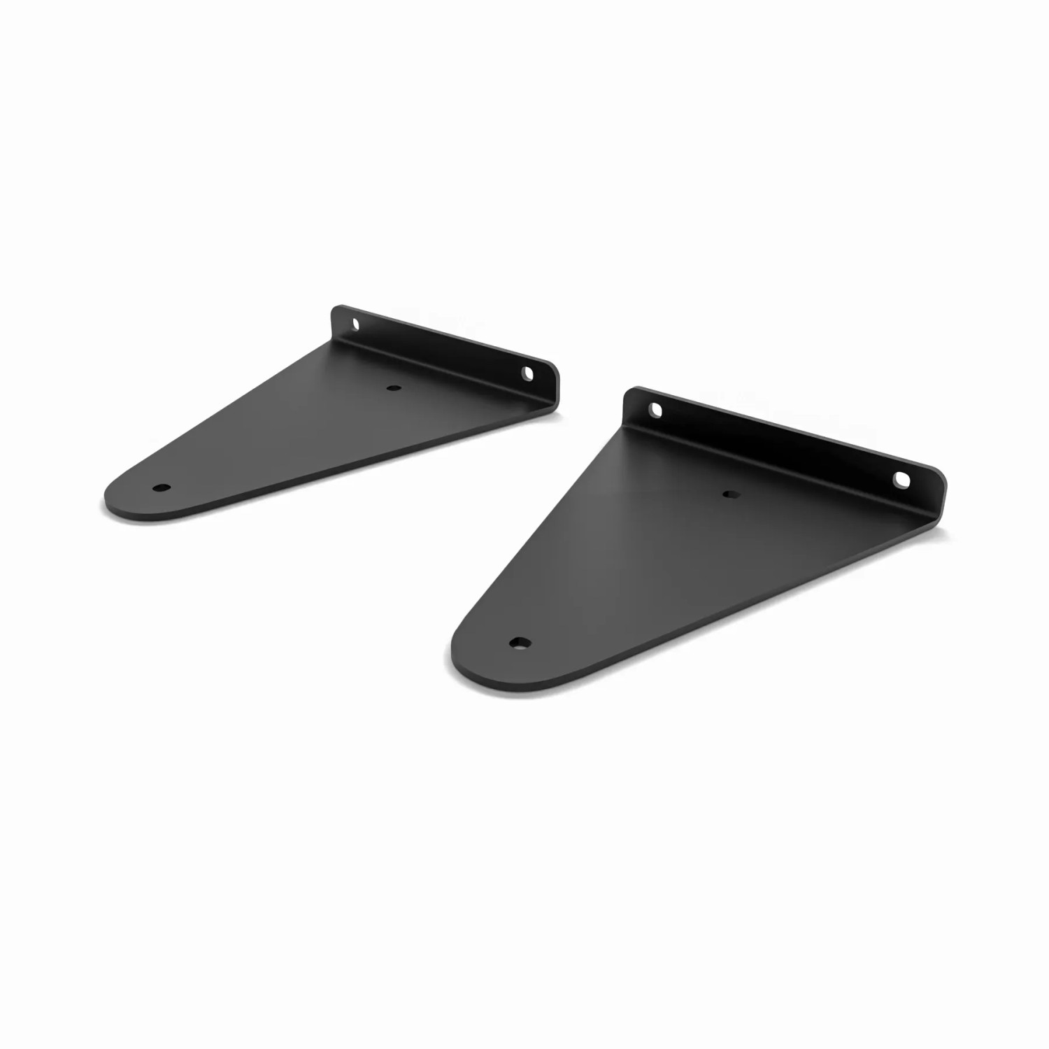 HEVVA Regalhalter STOLBERG 17 cm Tiefe 2er Set Schwarz