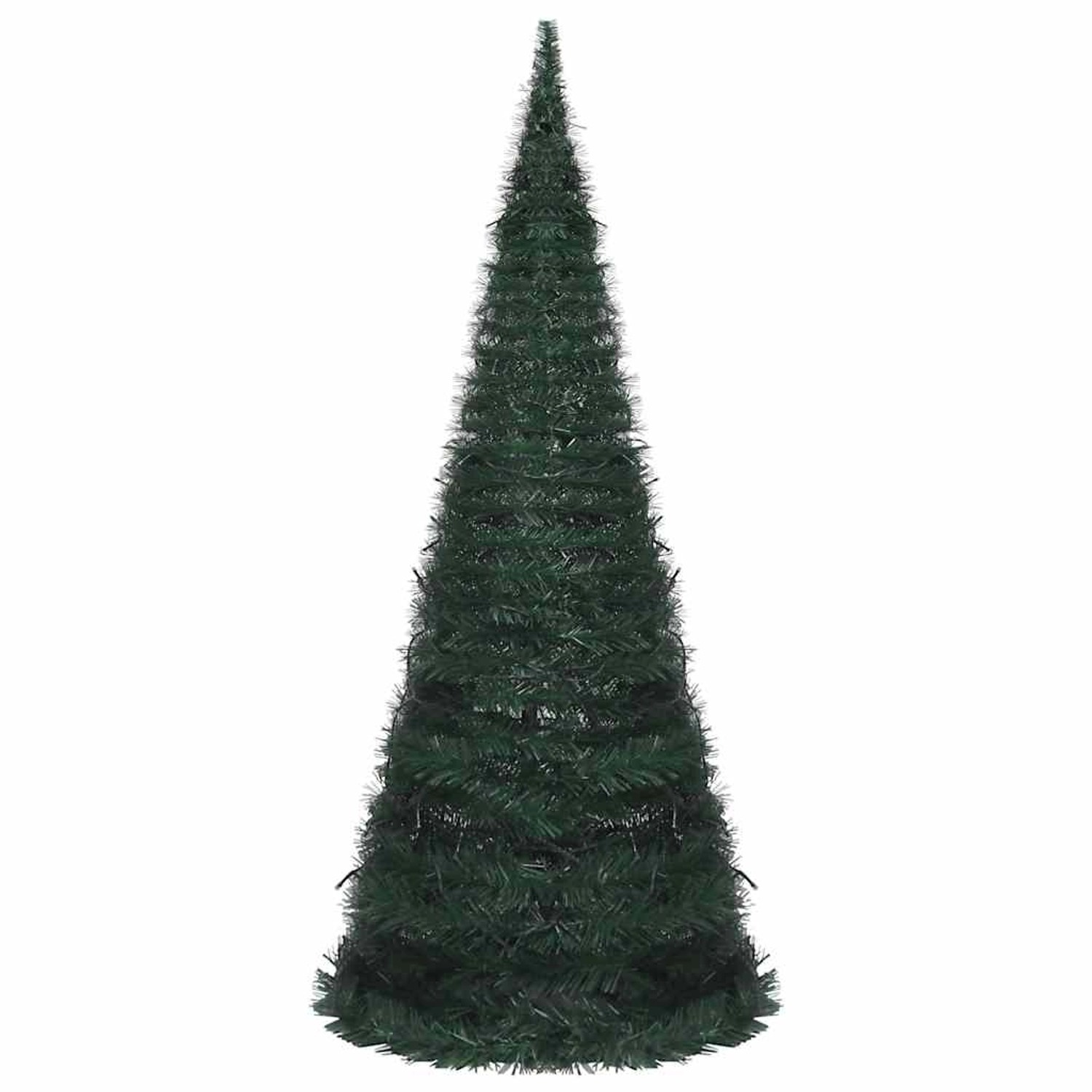 vidaXL Künstlicher Pop-Up-Weihnachtsbaum mit Beleuchtung Grün 210 cm 321525