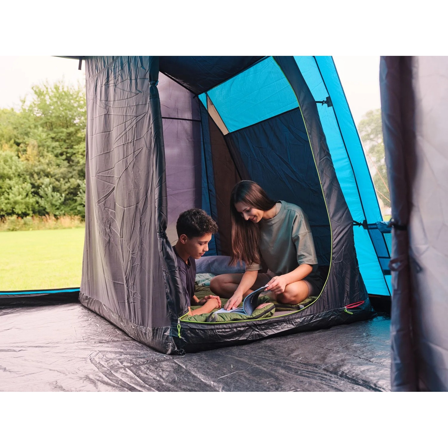 Coleman Zelt FastPitch Victoria Falls Outdoor 4 Personen Türkis_12