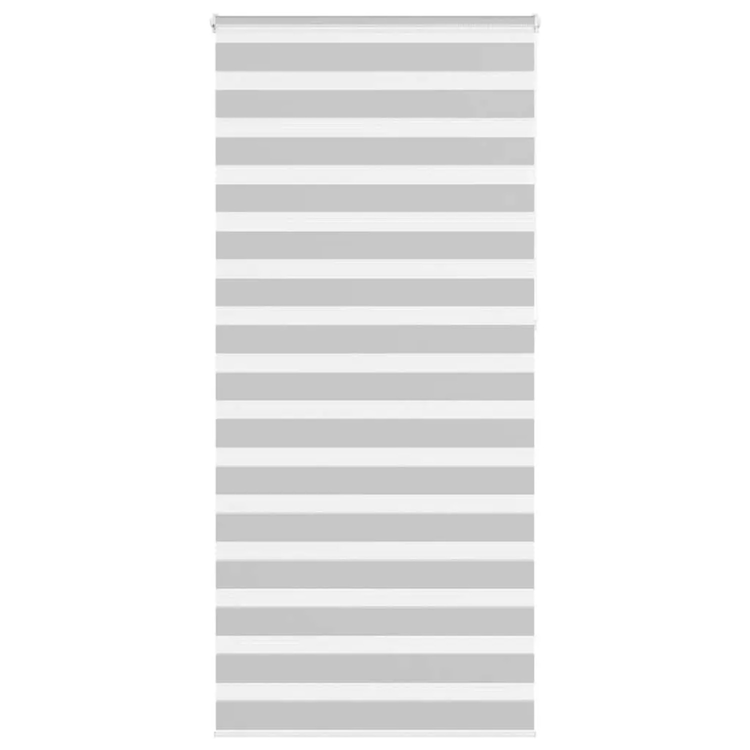 vidaXL Doppelrollo Hellgrau 95x230 cm Stoffbreite 90,9 cm Polyester 4014494 günstig online kaufen