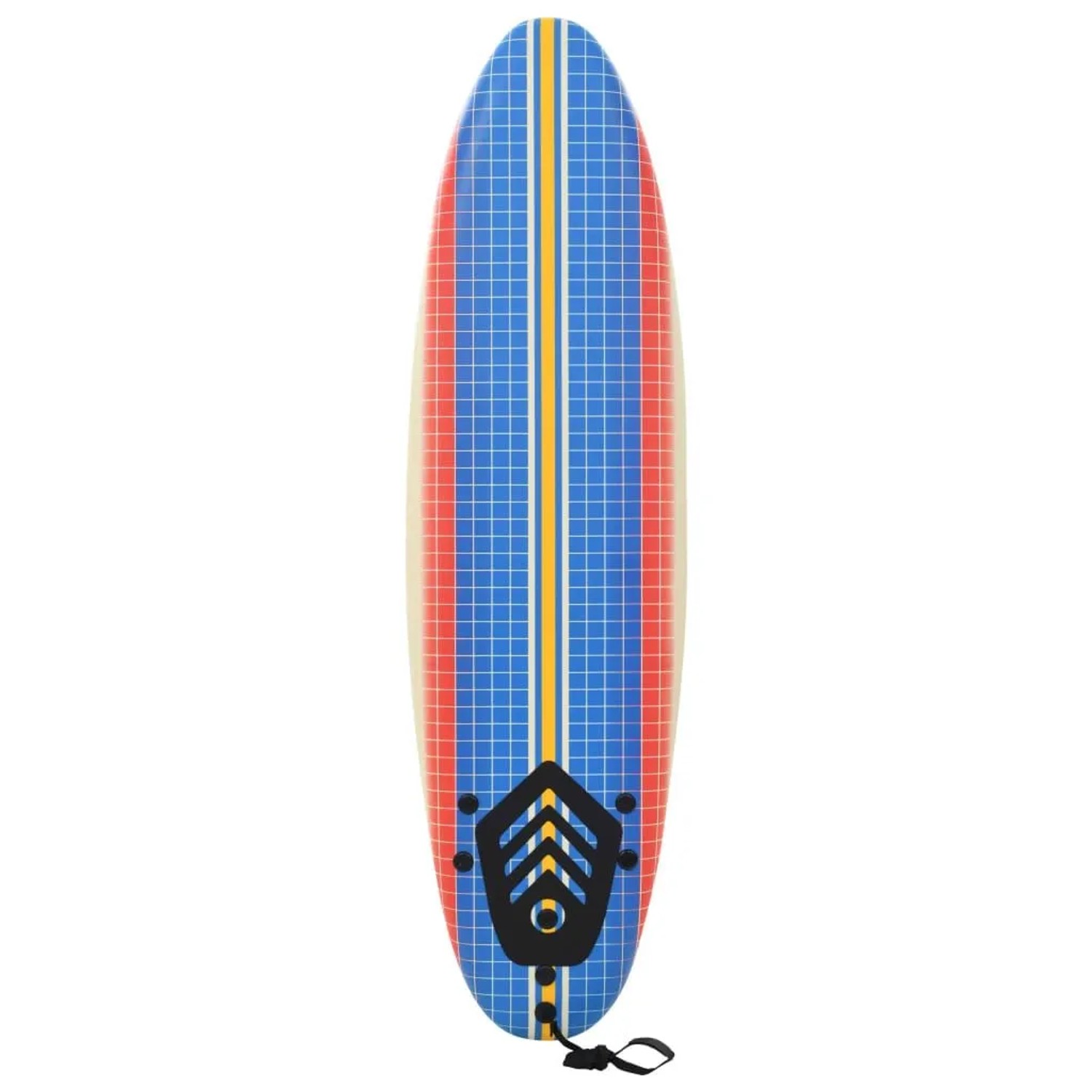 vidaXL Surfbrett, 170 cm, Mosaik-Design, ideal für Anfänger im Wassersport.