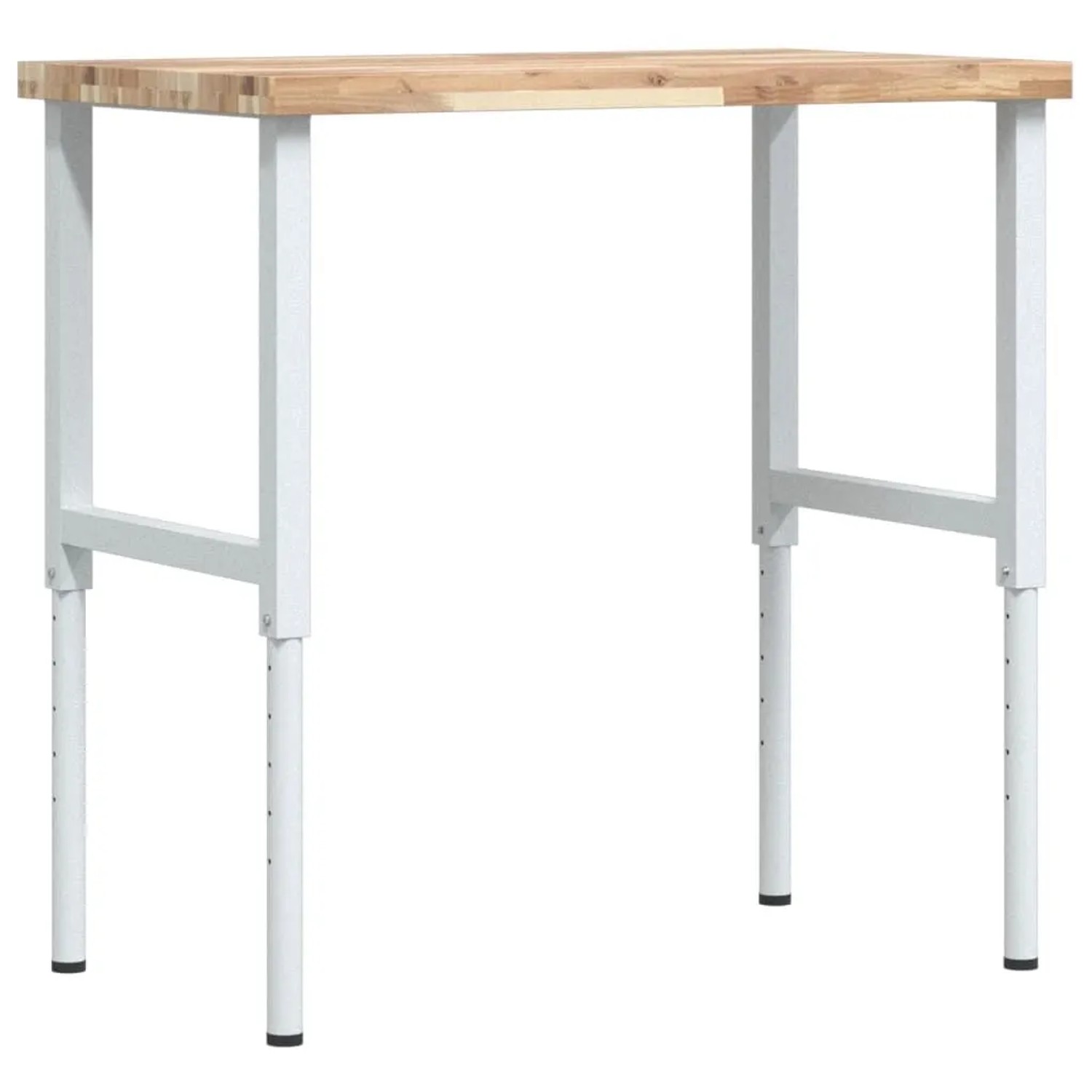 vidaXL Werkbank 100x60x73-99,5 cm Massivholz Akazie Rechteckig 3309713