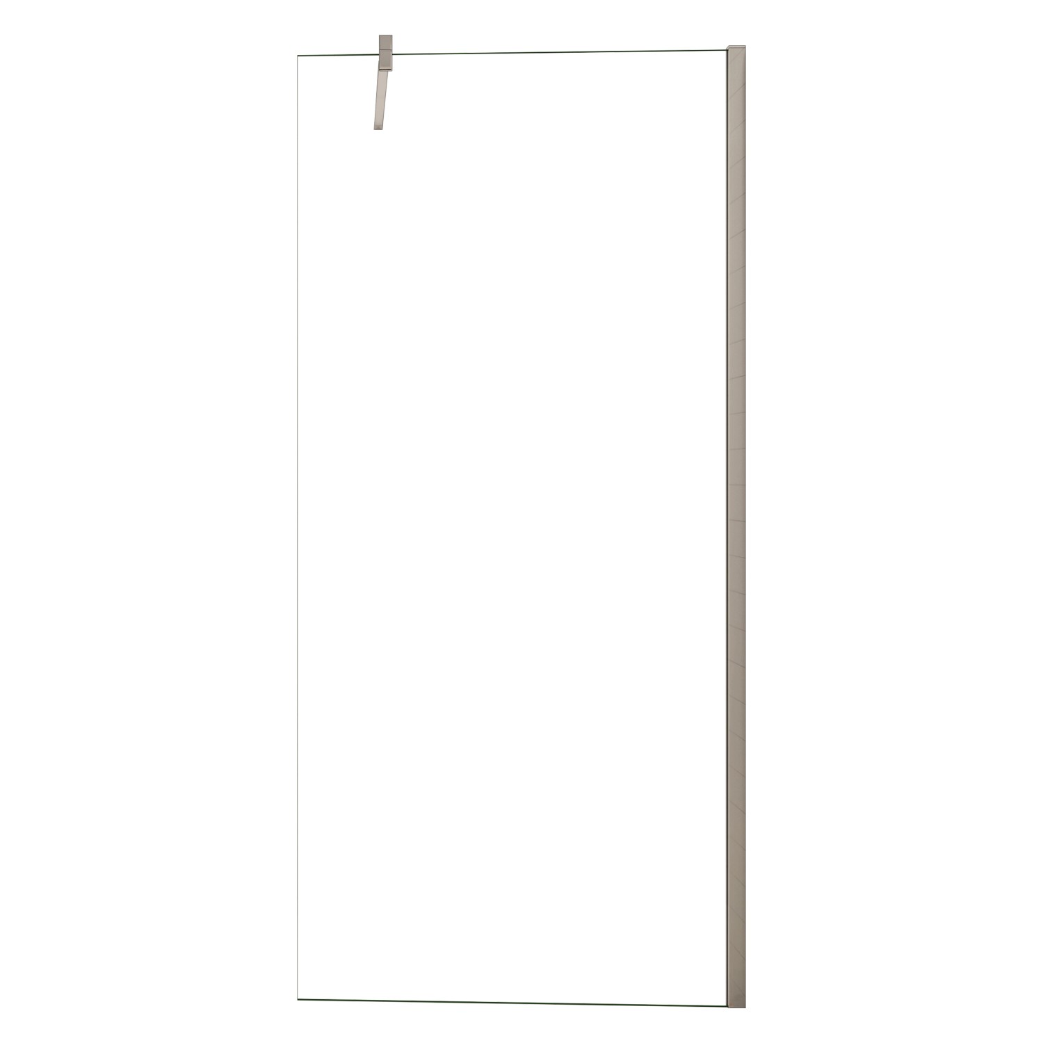 AICA Walk in Duschkabine B.80 x H.200cm Duschwand mit Stabilisator 8mm NANO günstig online kaufen