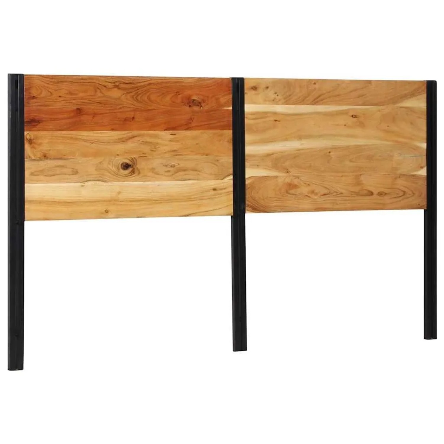vidaXL Kopfteil 180 cm Massivholz Akazie und Eisen 4017557