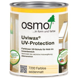 Dose Osmo Uviwax UV-Schutz Farblos 750ml für Holz im Innenbereich.