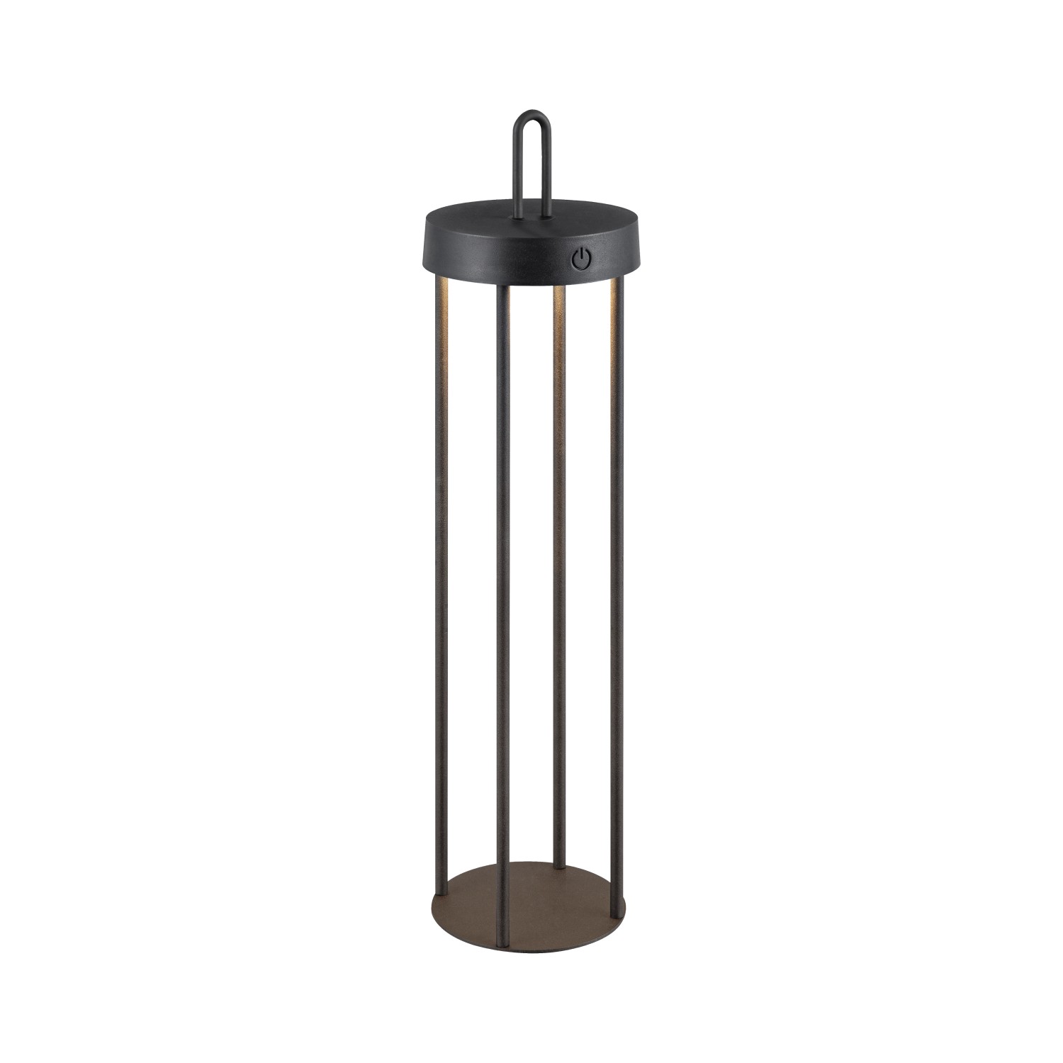 JUST LIGHT. LED-Akku-Tischleuchte Anselm schwarz 50 cm Eisen günstig online kaufen