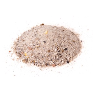 Estrichsand, 0-8 mm, braun, zur Herstellung von Estrich.