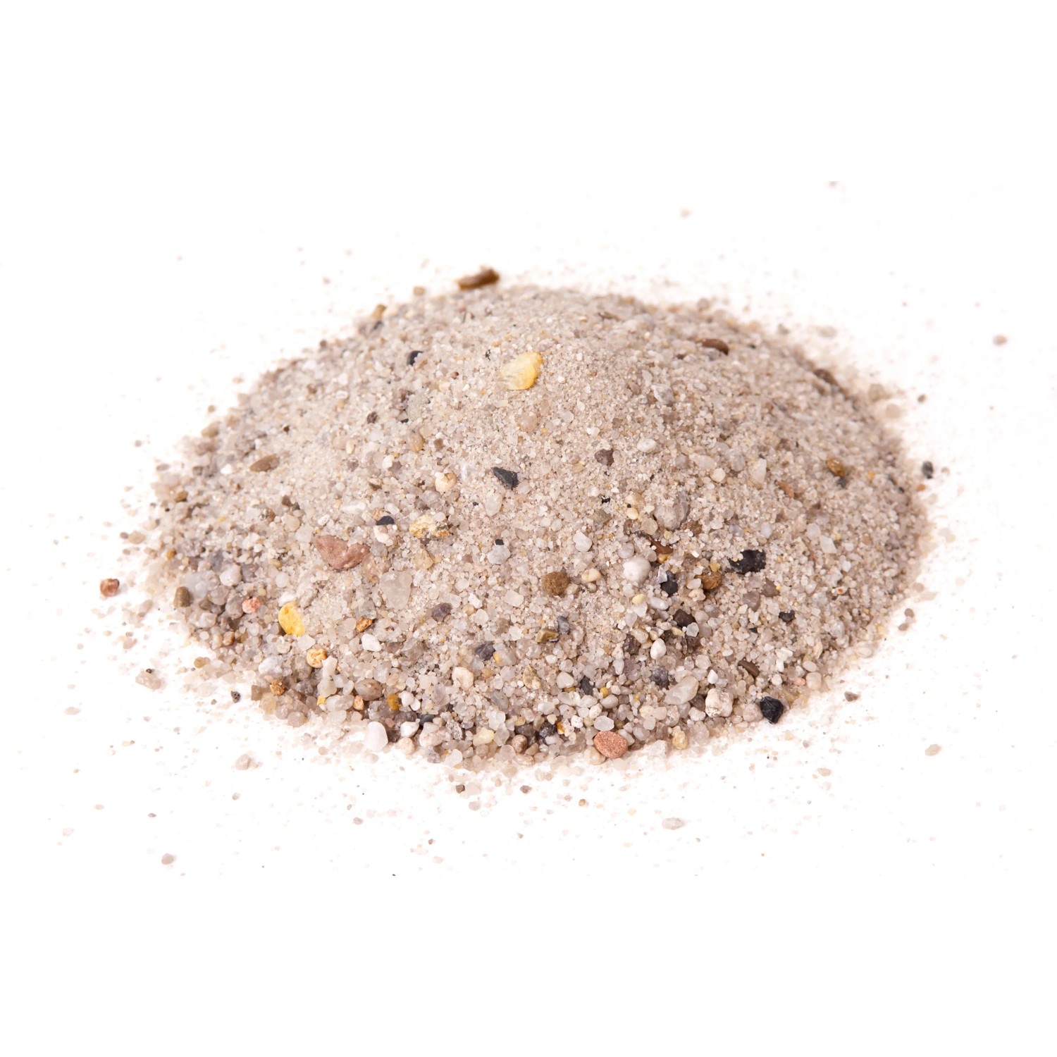 Estrichsand, 0-8 mm, braun, zur Herstellung von Estrich.