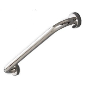 Bagnoxx Badewannengriff, 30cm, Edelstahl, glänzend, als Einstiegshilfe und Haltegriff.