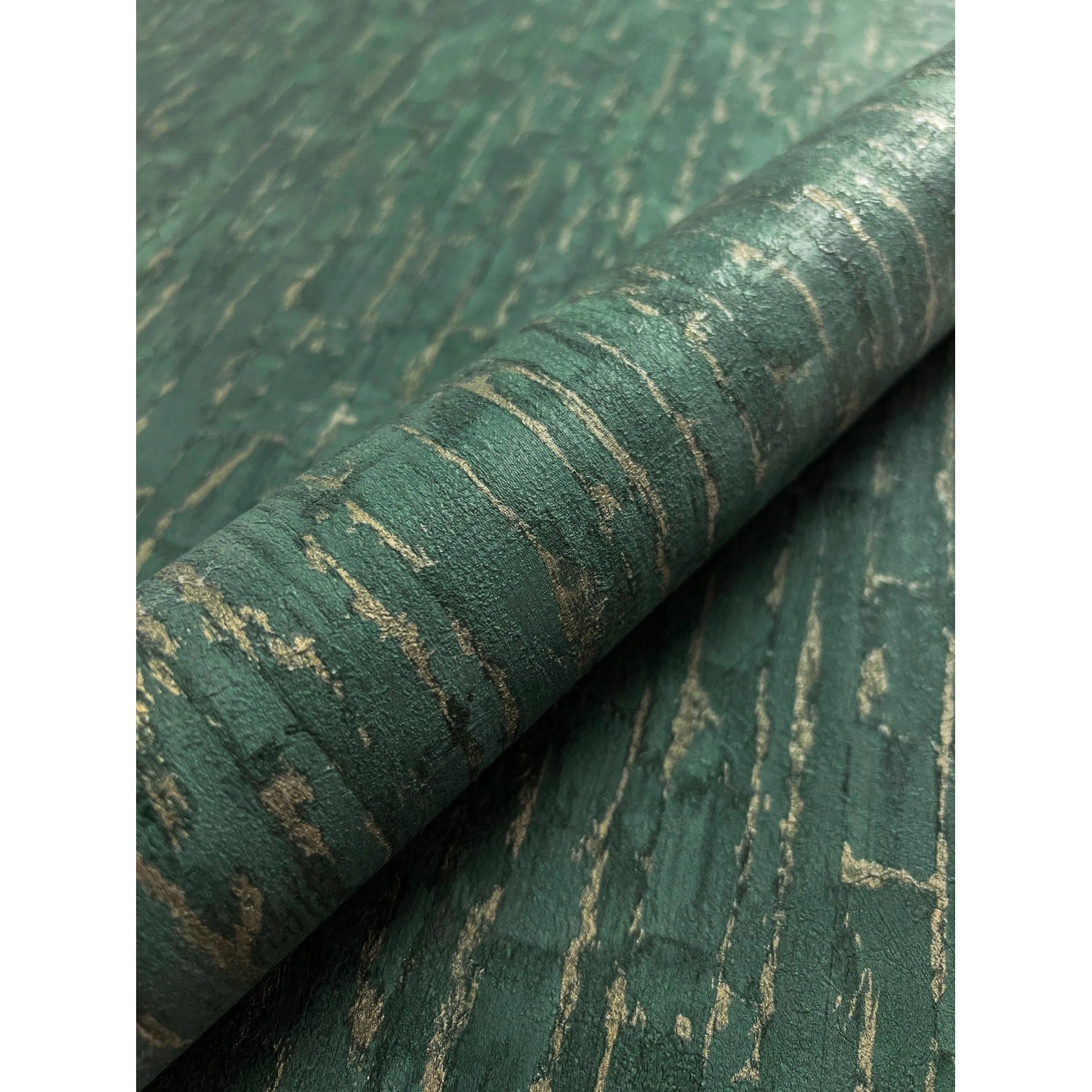 Newroom Vliestapete Kostja Dark Green Linien Modern FSC® günstig online kaufen