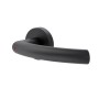 Schwarze Novadoors Türgriffgarnitur Nova Amico Smart2Lock für Innentüren.