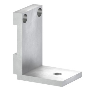 Bodenanker XL für Terrassendielen, zur Aufständerung von 23-45 mm.