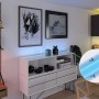 Paulmann SimpLED LED Strip COB 1,5m, mehrfarbig, als Stimmungslicht im Wohnraum.