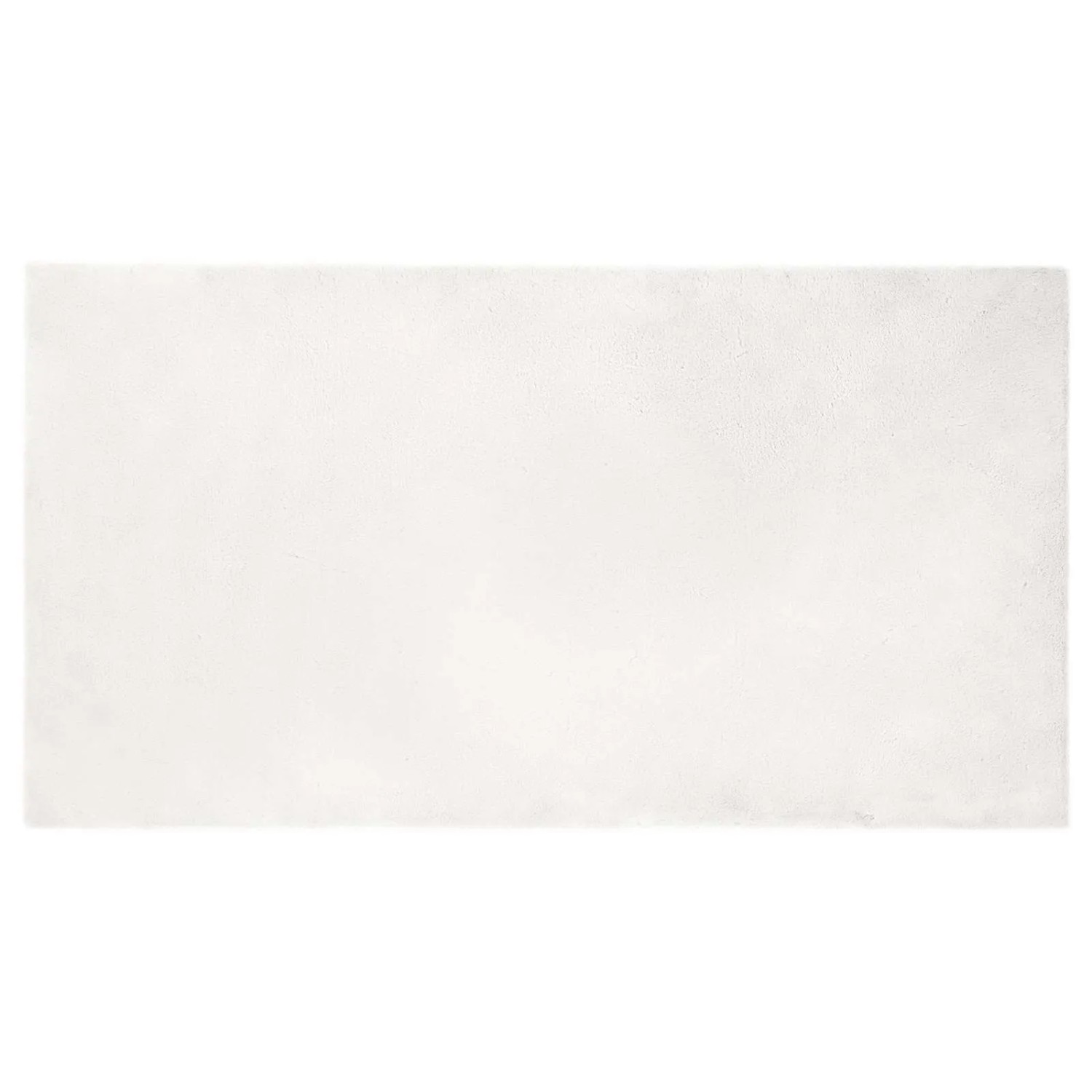 vidaXL Rutschfester Kunstfellteppich Olite Weiß 60 x 110 cm Polyester 42021609