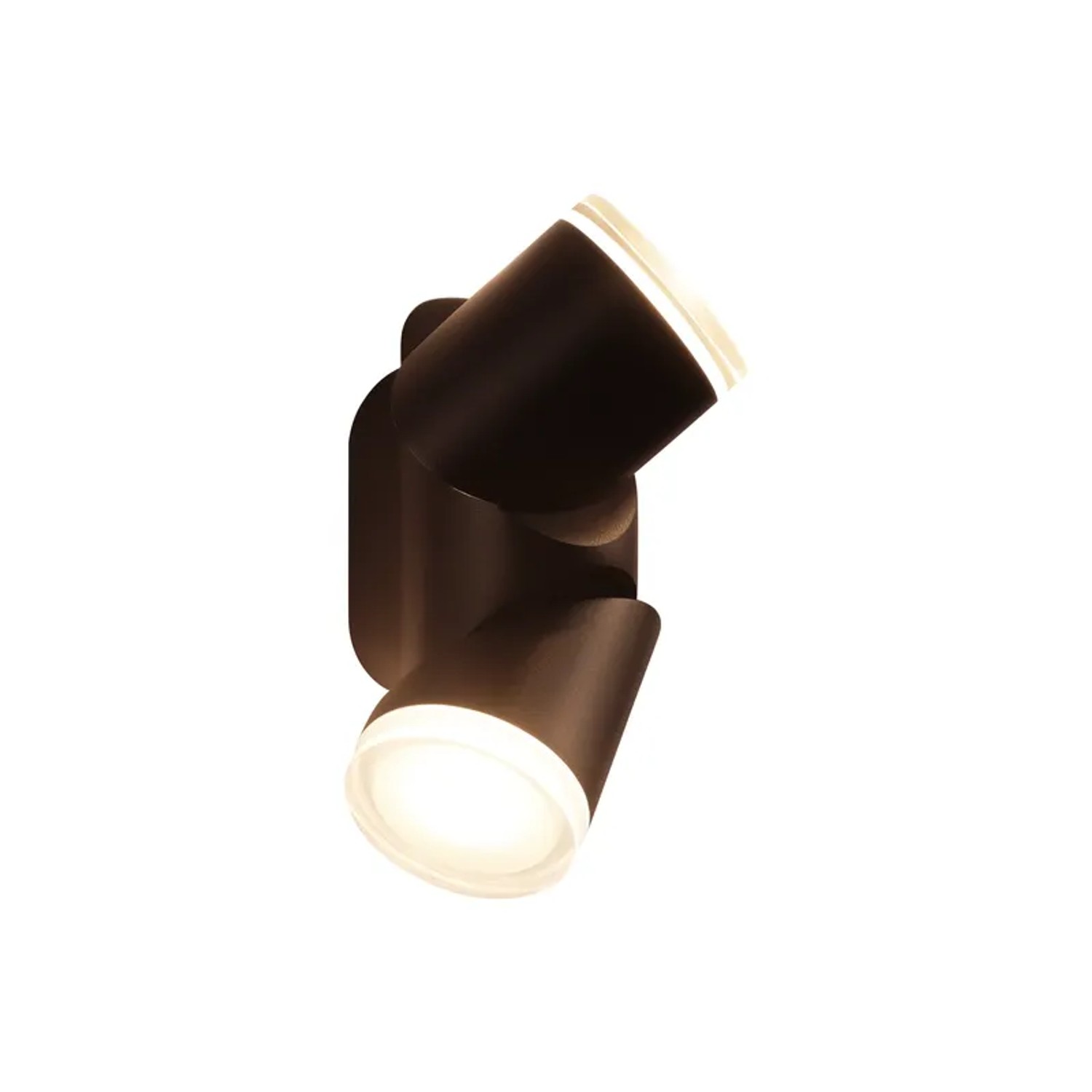 Nettlife Yamada Außenwandleuchte aus Metall Schwarz L 8 cm
