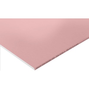 Knauf Sonicboard Schallschutzplatte, rosa Gipskartonplatte für Wand und Decke.