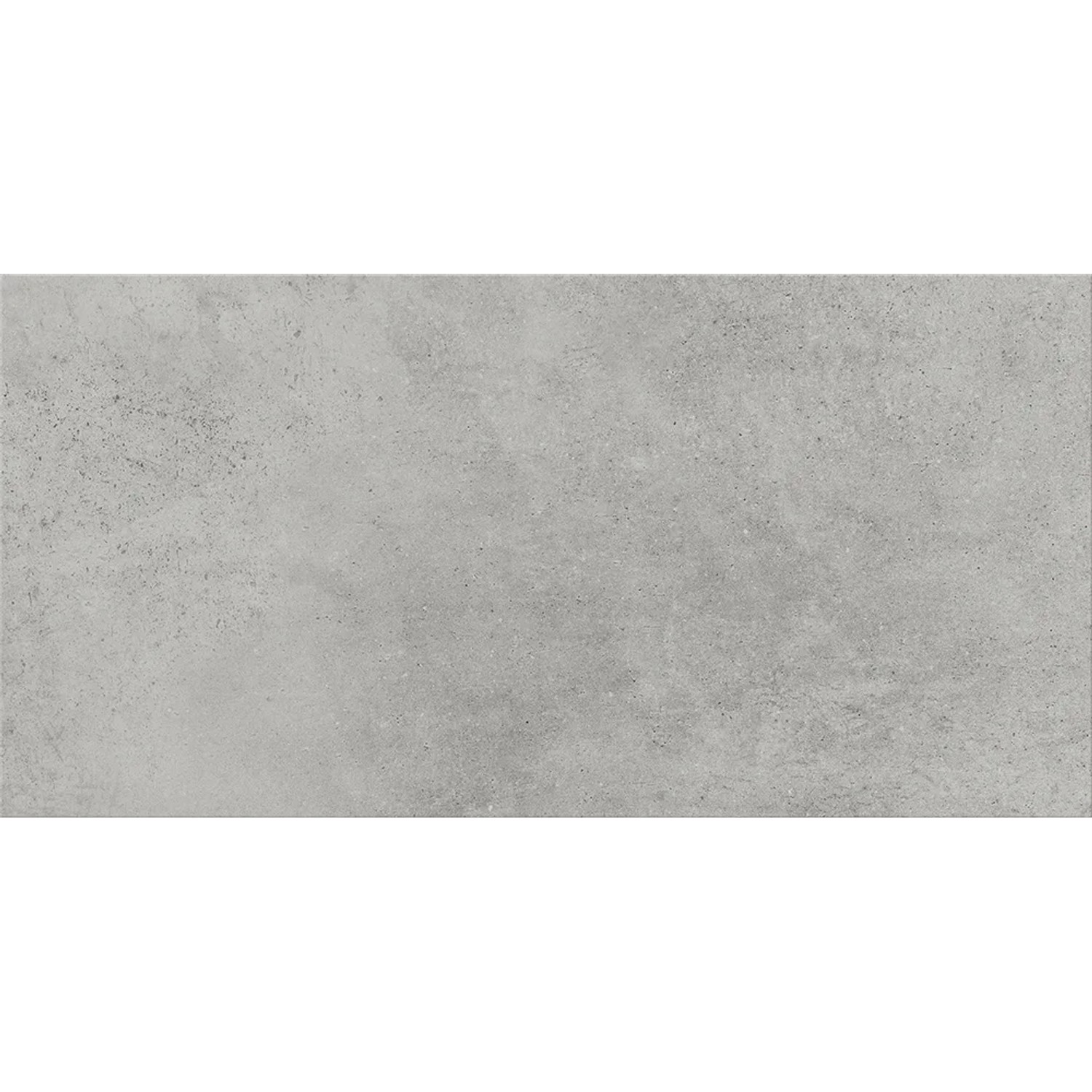 Feinsteinzeug Bodenfliese Ektos Grau, 59,8x29,8 cm, matte Betonoptik für Innen- & Außenbereich.