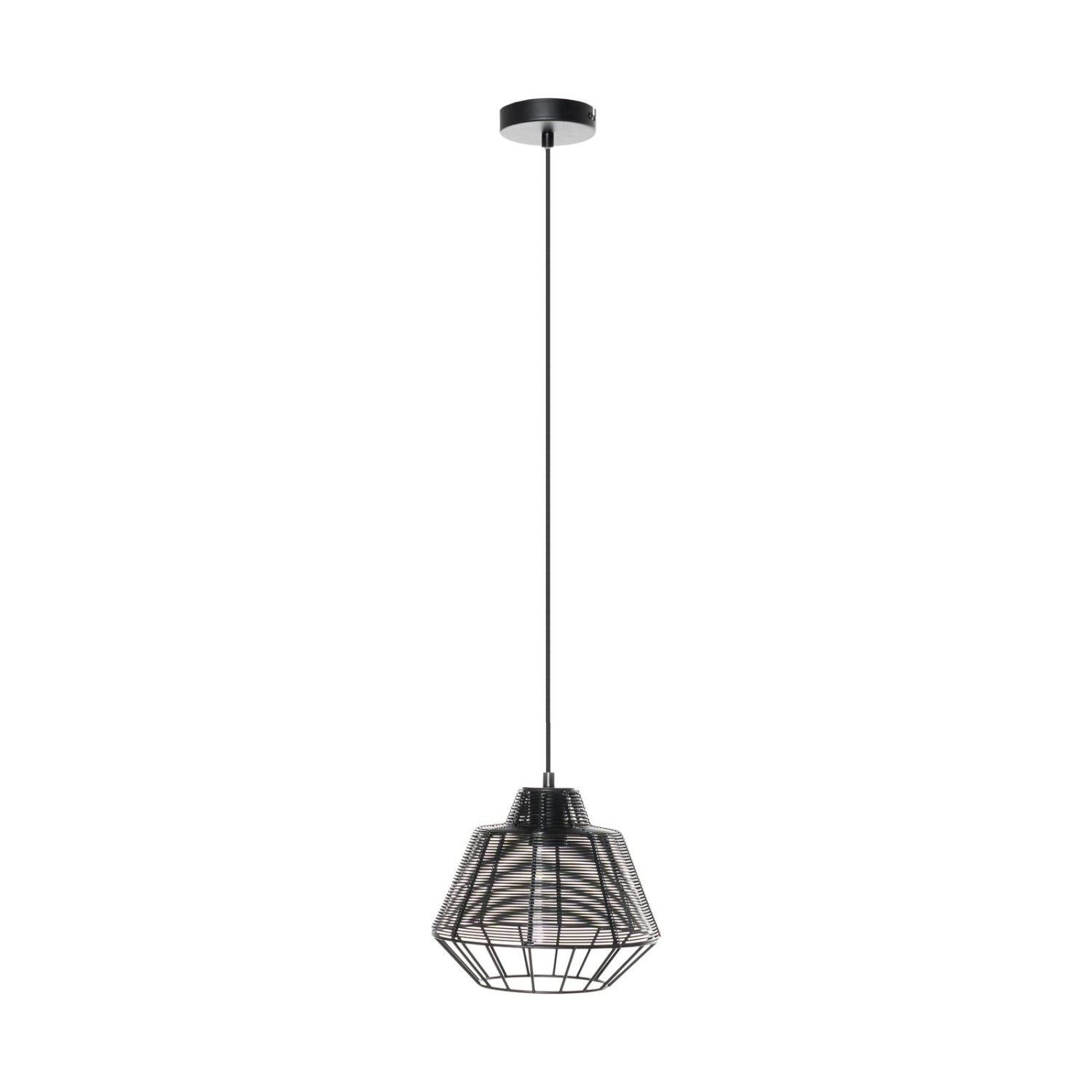 Lucande Pendelleuchte Tinko 9920049 Retro Vintage Antik in Schwarz aus Alum günstig online kaufen