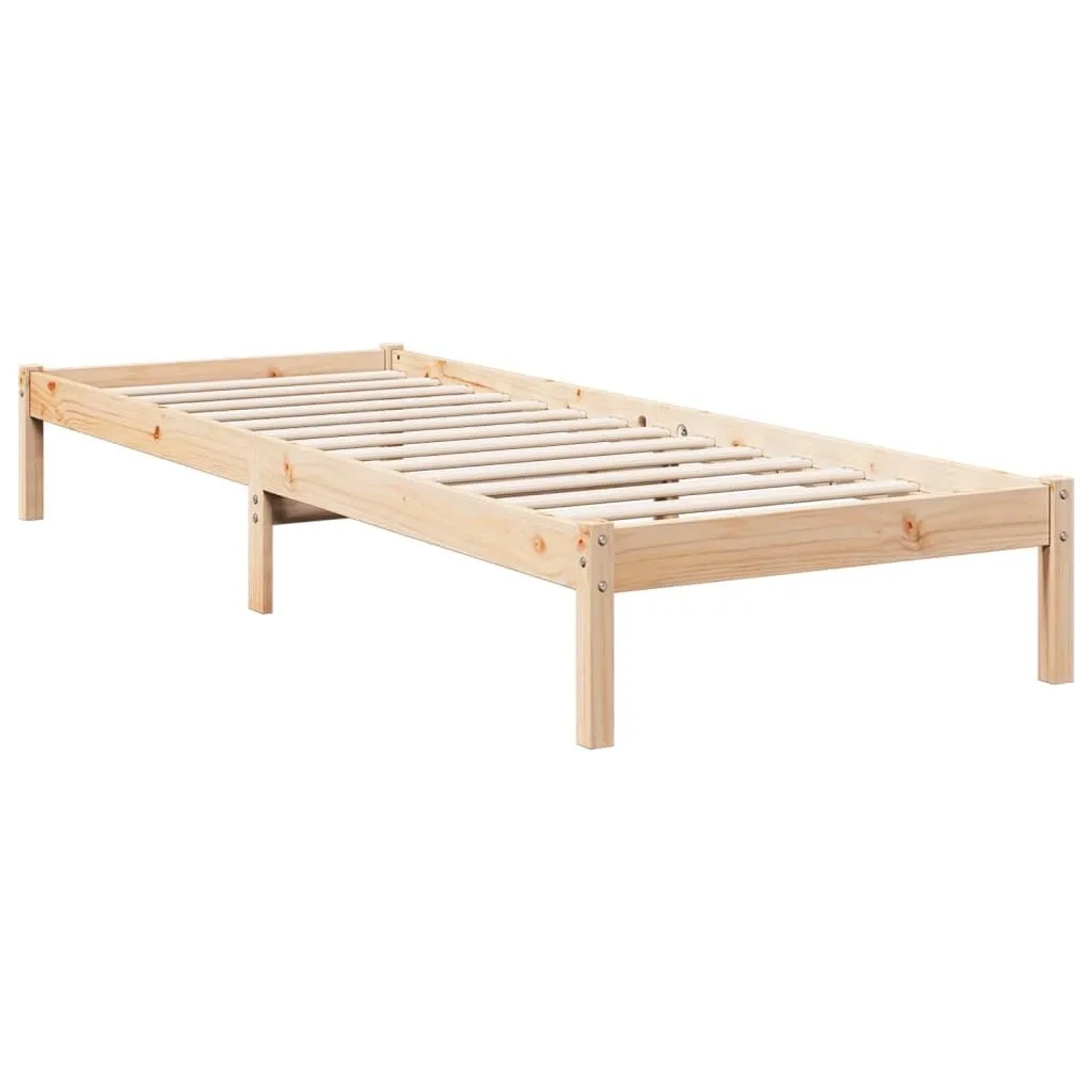 vidaXL Massivholzbett Extra Lang ohne Matratze 80x210 cm Kiefernholz 852400 günstig online kaufen
