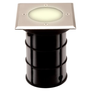 SOTECH Bodeneinbaustrahler ALFA Edelstahl Eckig 110 x 110 mm