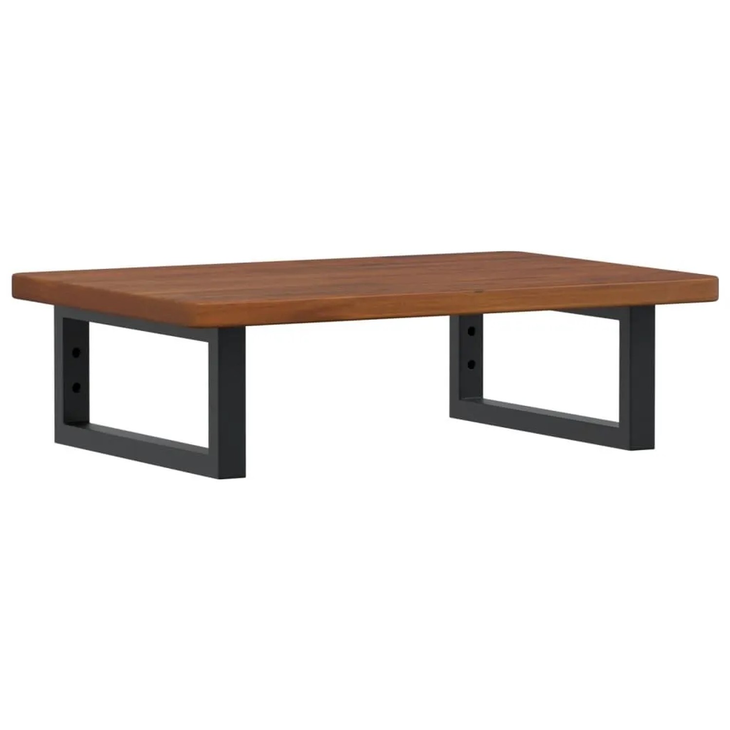 vidaXL Waschtischplatte mit Halterung Stahl und Massivholz Eiche 3302349 günstig online kaufen