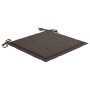 vidaXL Gartenstühle mit Taupe Kissen 2 Stk Massivholz Teak 3062495_7