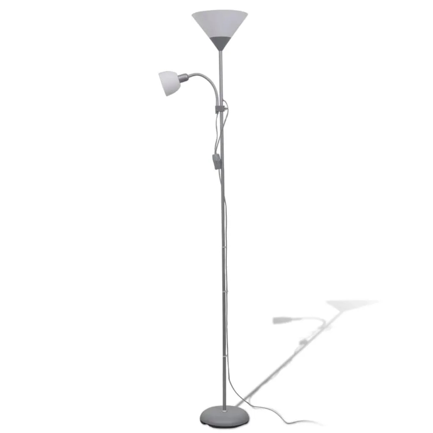vidaXL Stehlampe Grau 242732