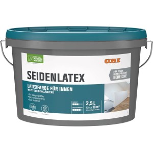 OBI Seidenlatex Weiß seidenglänzend 2,5 l