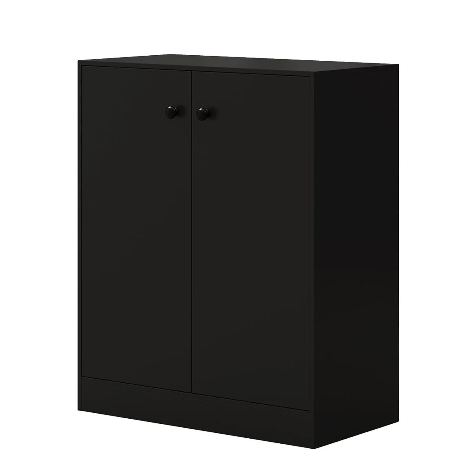 Costway Sideboard mit Verstellbaren Regalen 72 x 34 x 85,5 cm Schwarz