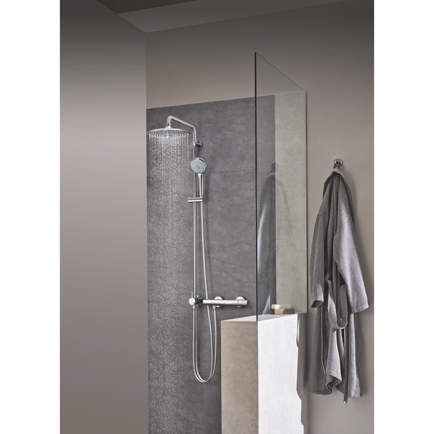 Grohe Euphoria Aufputz-Duschsystem Mit Thermostat Chrom - 27296001