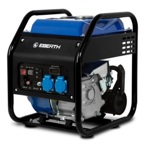 EBERTH 3200W Inverter Stromerzeuger Leise 7 PS Benzinmotor 4-Takt 2x 230V 2x USB