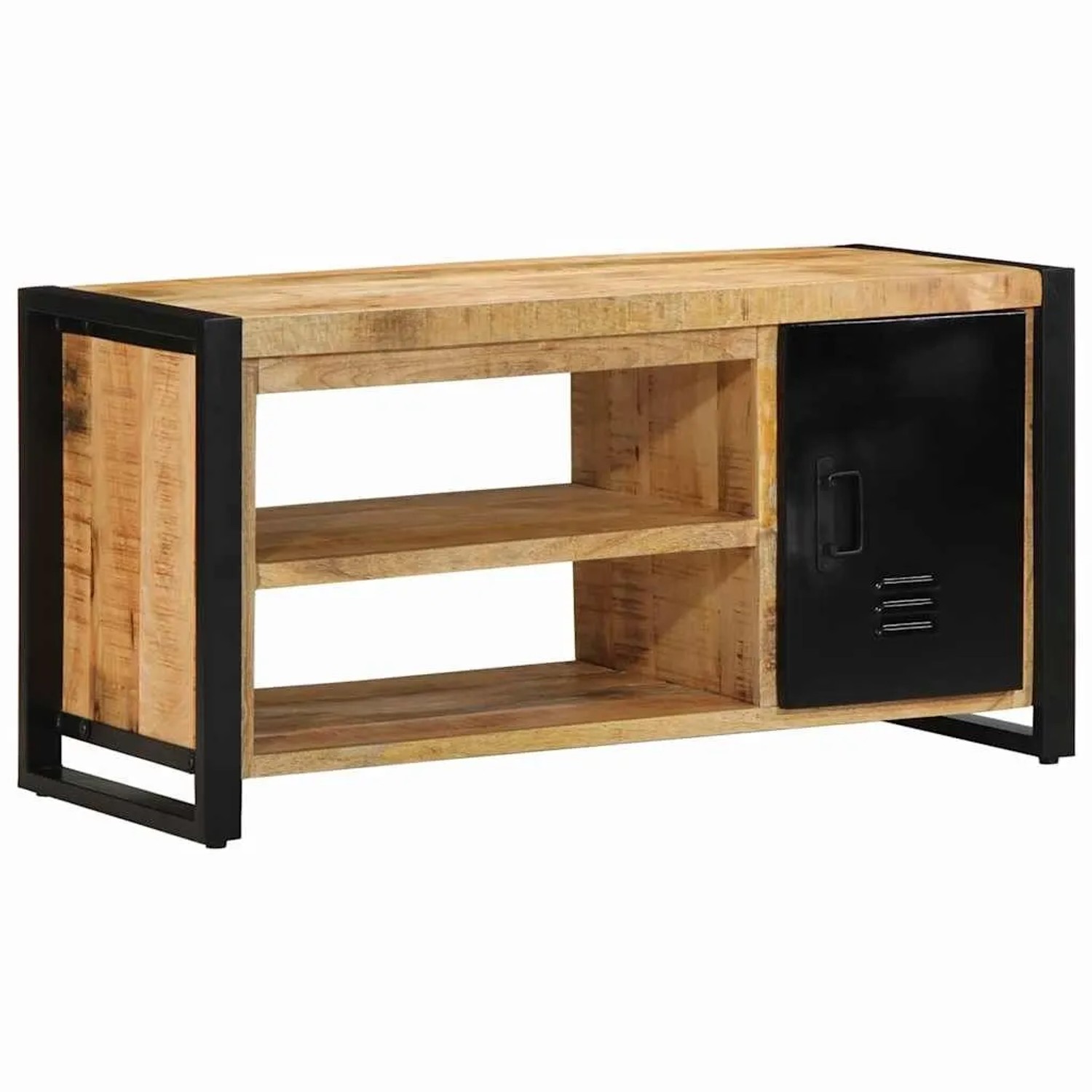 vidaXL Schuhbank Braun 100 x 40 x 50 cm Massivholz Mango 4013601