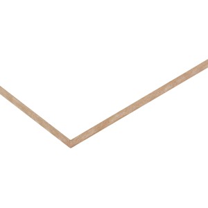 Weiße HDF Rückwandplatte (280x207x0,5cm) für Möbelbau und Regale.