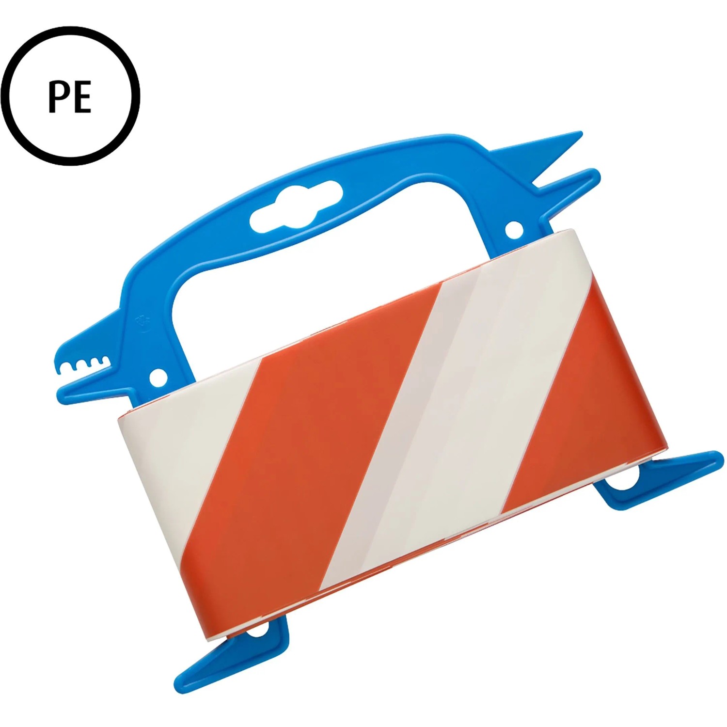 Conacord Absperrband Polyethylen Länge 25 m Rot-Weiß