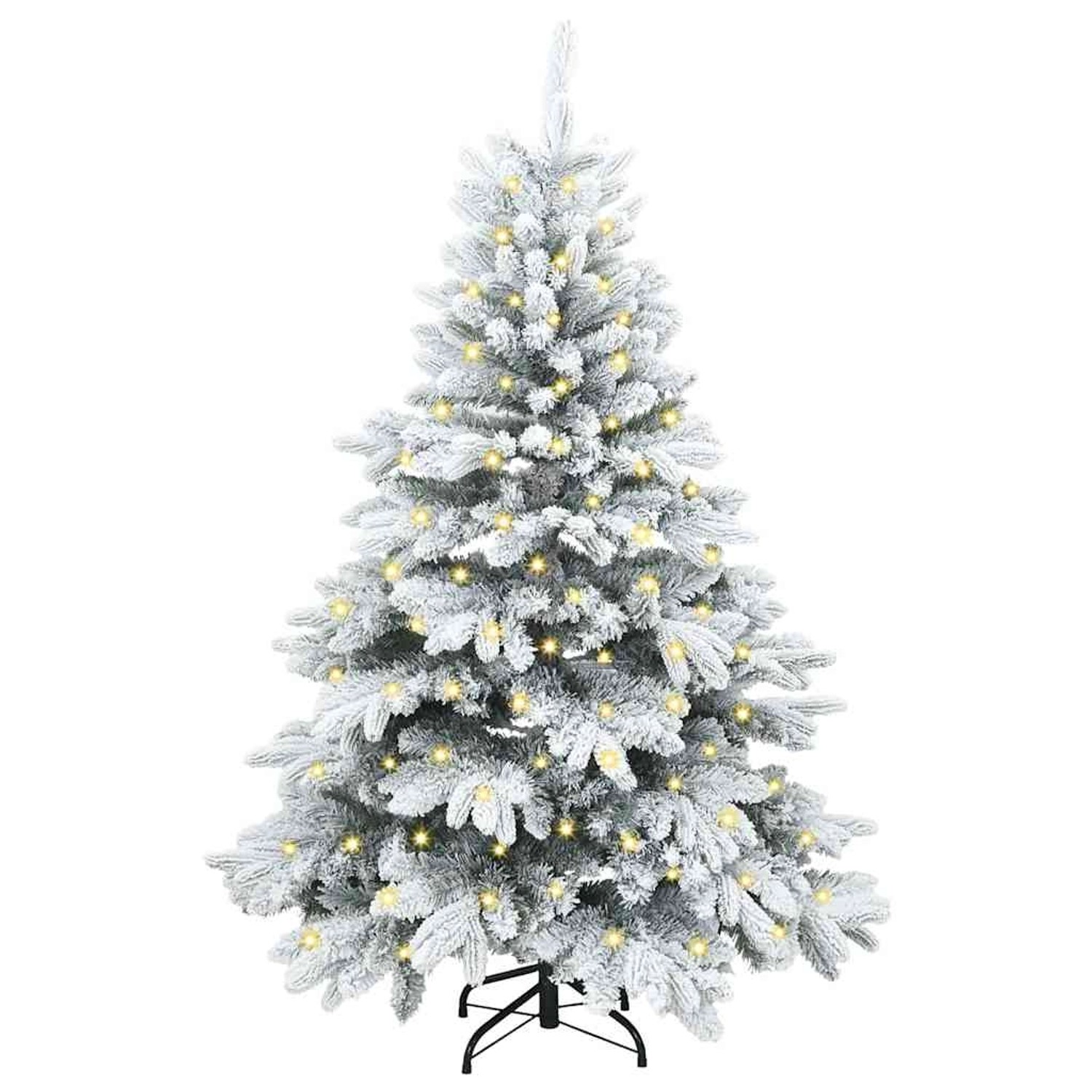vidaXL Künstlicher Weihnachtsbaum mit 150 LEDs Grün 150 cm PE und PVC 3397597