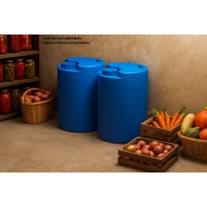 KMND 60L Trinkwasser Wassertank Blau