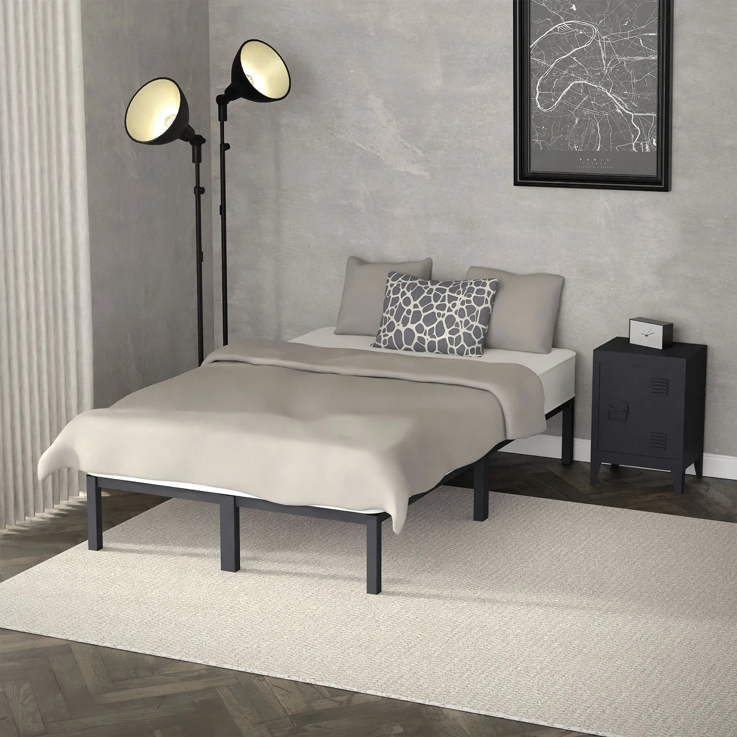 ML-Design Bettrahmen 120 x 200 cm mit Lattenrost kaufen bei OBI
