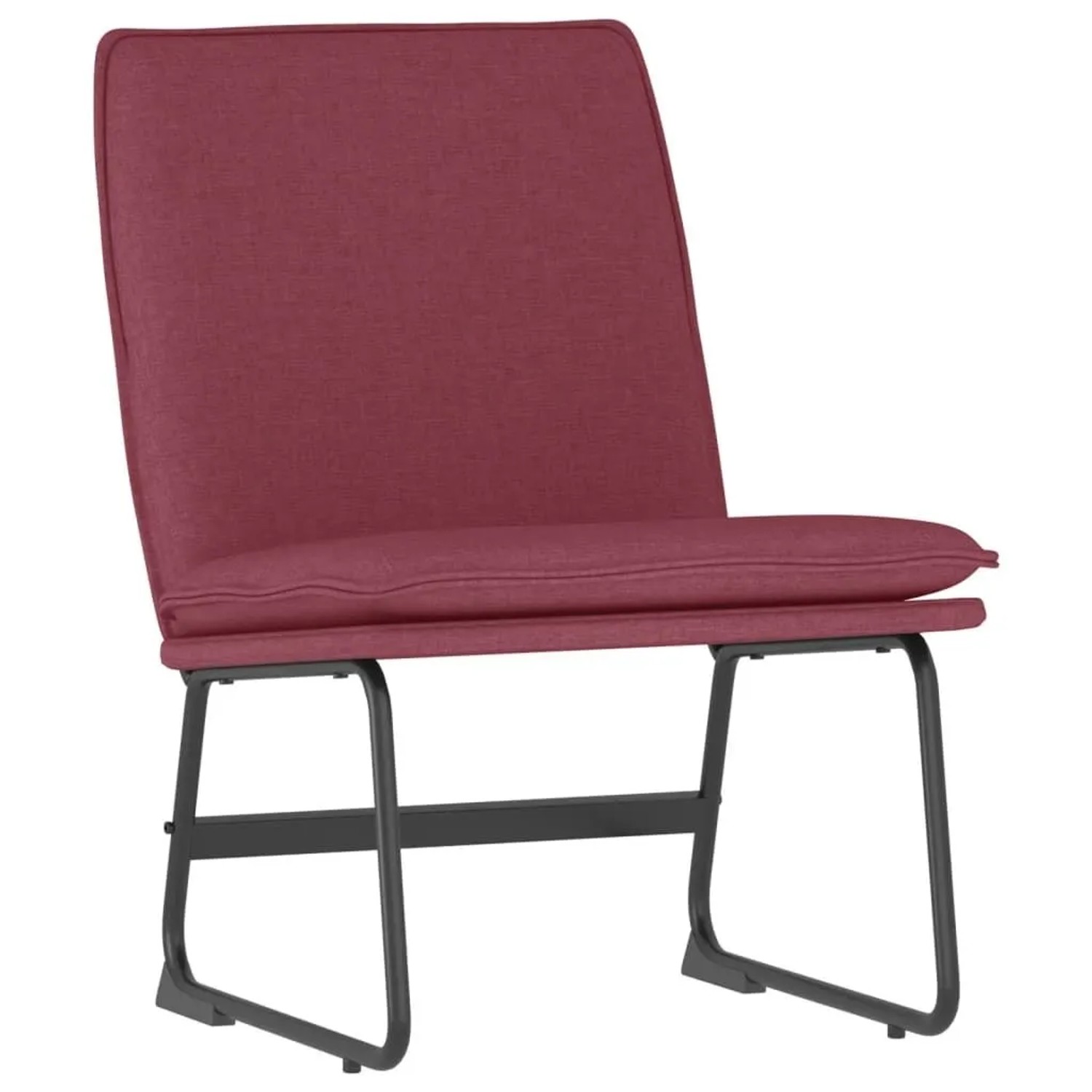 vidaXL Loungesessel Weinrot 52x75x76 cm Stoff 351315
